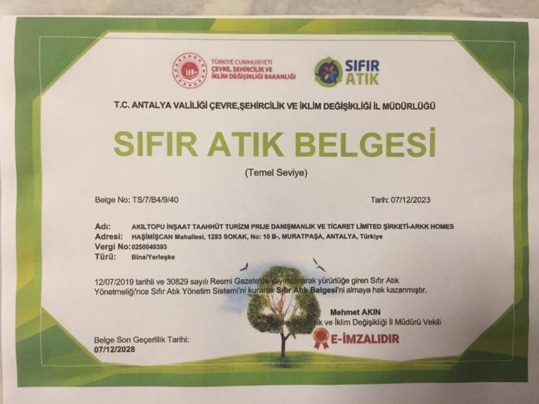 Arkk Homes Antalya Eksteriør bilde